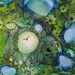 Kunst Malerei Zeichnung Surrealismus Psychedelic Botanical